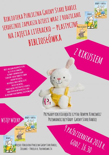 Bibliosłówka - zajęcia literacko-plastyczne