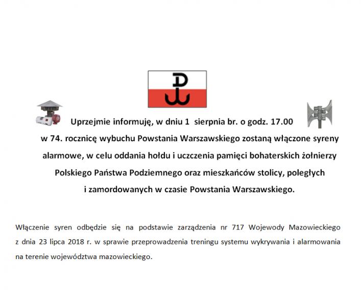 W hołdzie Powstania zatrzymaj się