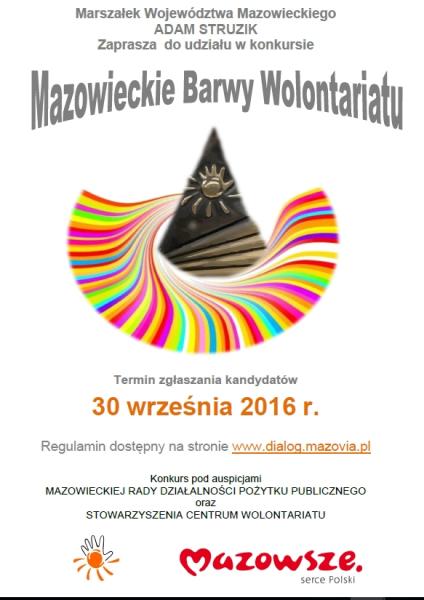 Mazowieckie Barwy Wolontariatu 2016