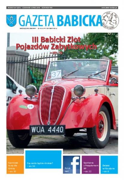 Gazeta Babicka - okładka kwiecień 2015