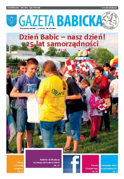 Gazeta Babicka - okładka kwiecień 2015